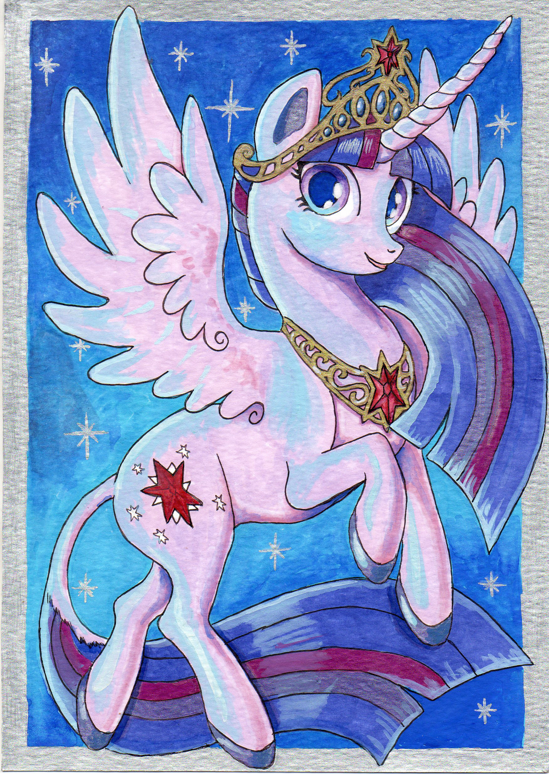 alicorn twilight sparkle flying
