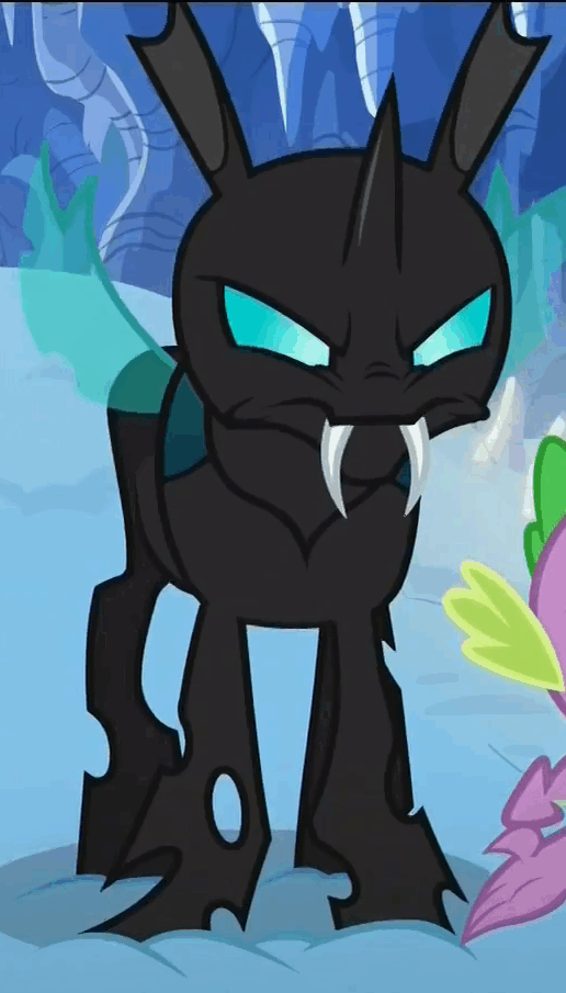 #1229919 - angry, changeling, mad, safe, screencap, spike 