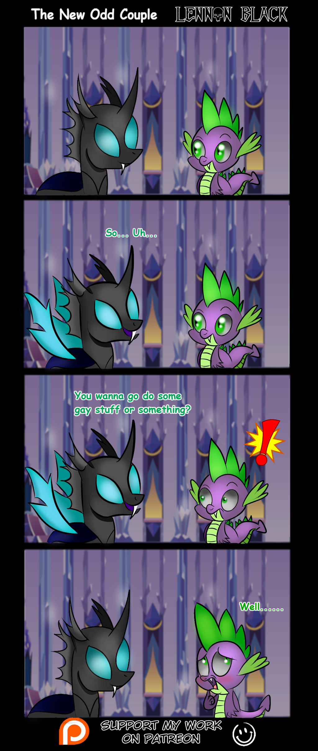 gay teen boy braces from Greyson the gang gay comic spike