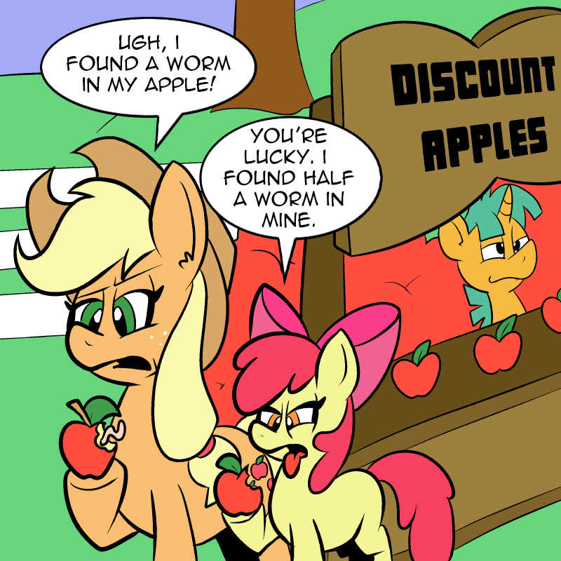 1330530 Safe Artist Pembroke Apple Bloom Applejack Snails Earth