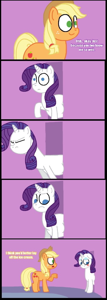 1583455 Safe Artist Jamesawilliams1996 Applejack Rarity Chubby Comic Fat Overweight Raritubby Stuck Derpibooru
