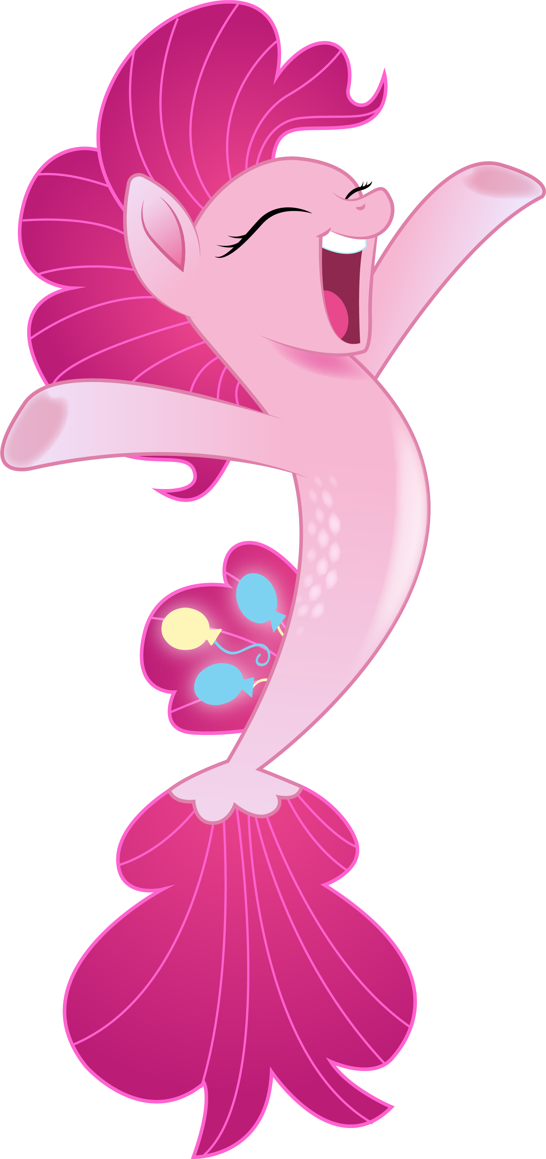 pinkie pie seapony pony eyes deviantart derpibooru closed mlp mouth vector vs open transparent drawing safe merpony help