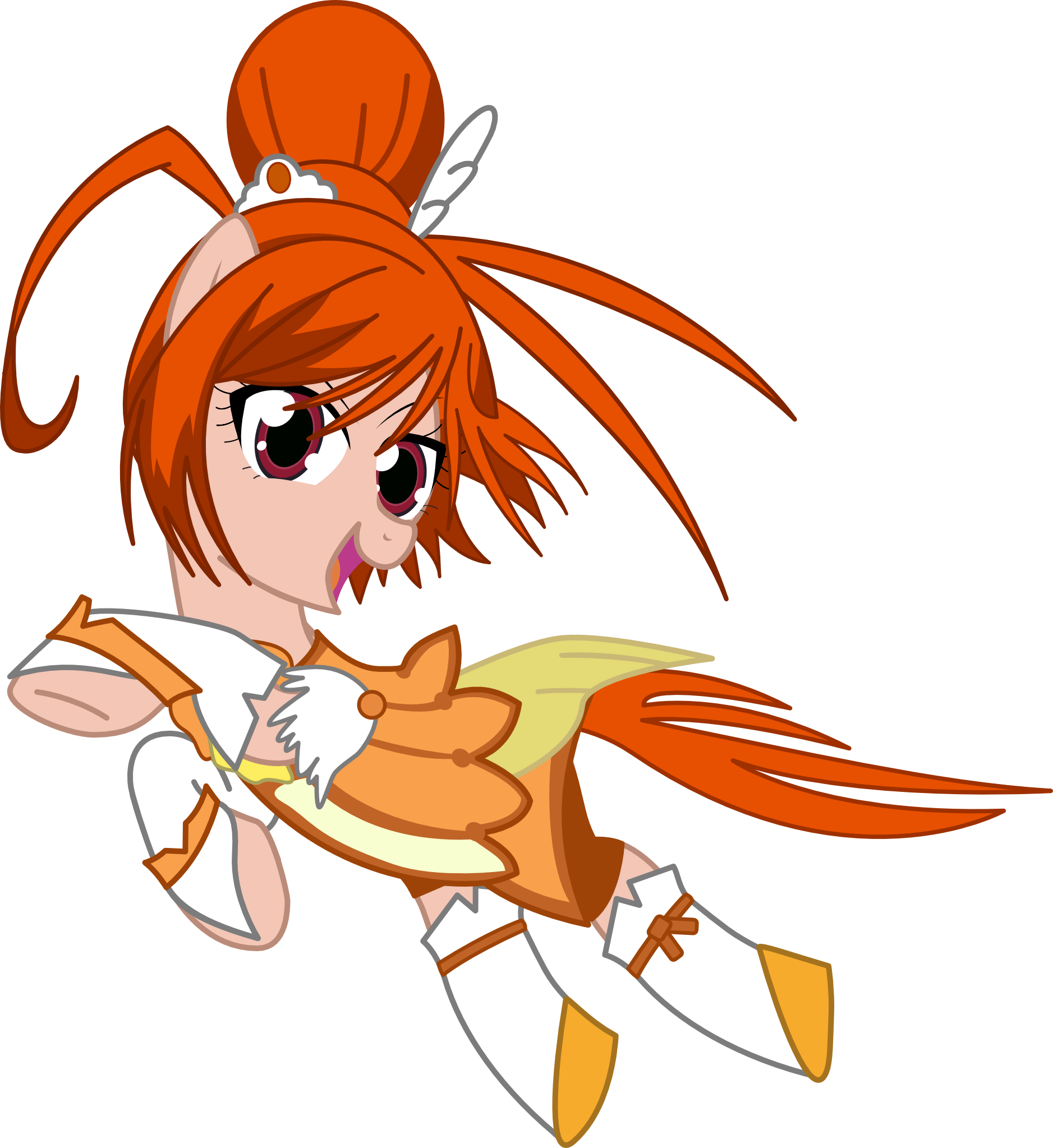 1361143 artistsonofaskywalker, cure sunny, glitter force, glitter