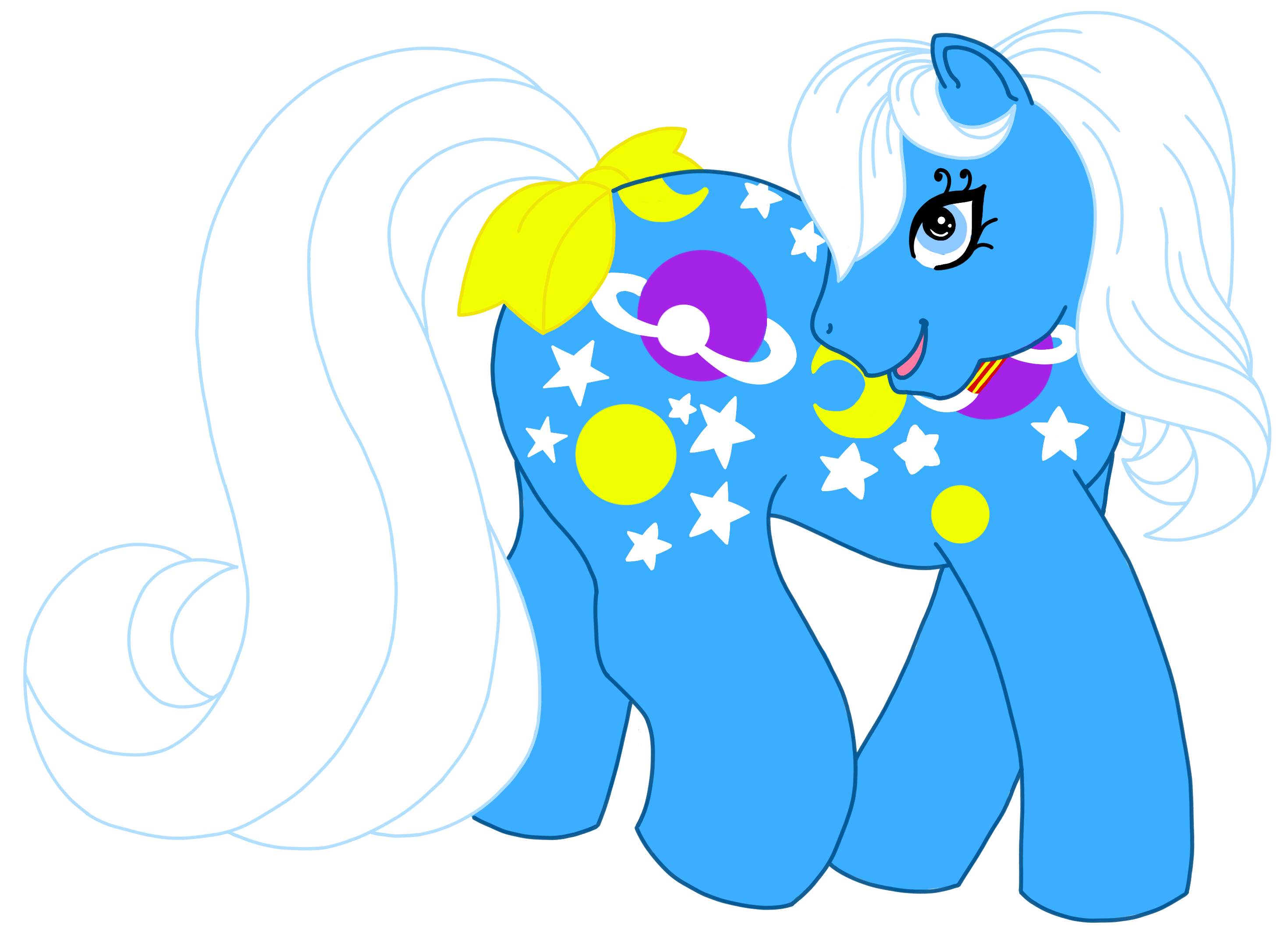 my little pony night glider g1