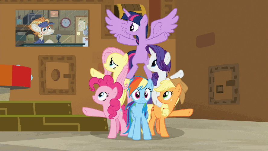 Window Display Lock Rarity Mlp #1417100 - safe, screencap, applejack, dave the intern, fluttershy ...