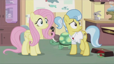 #1425432 - safe, screencap, doctor fauna, fluttershy, henry, tank, bear