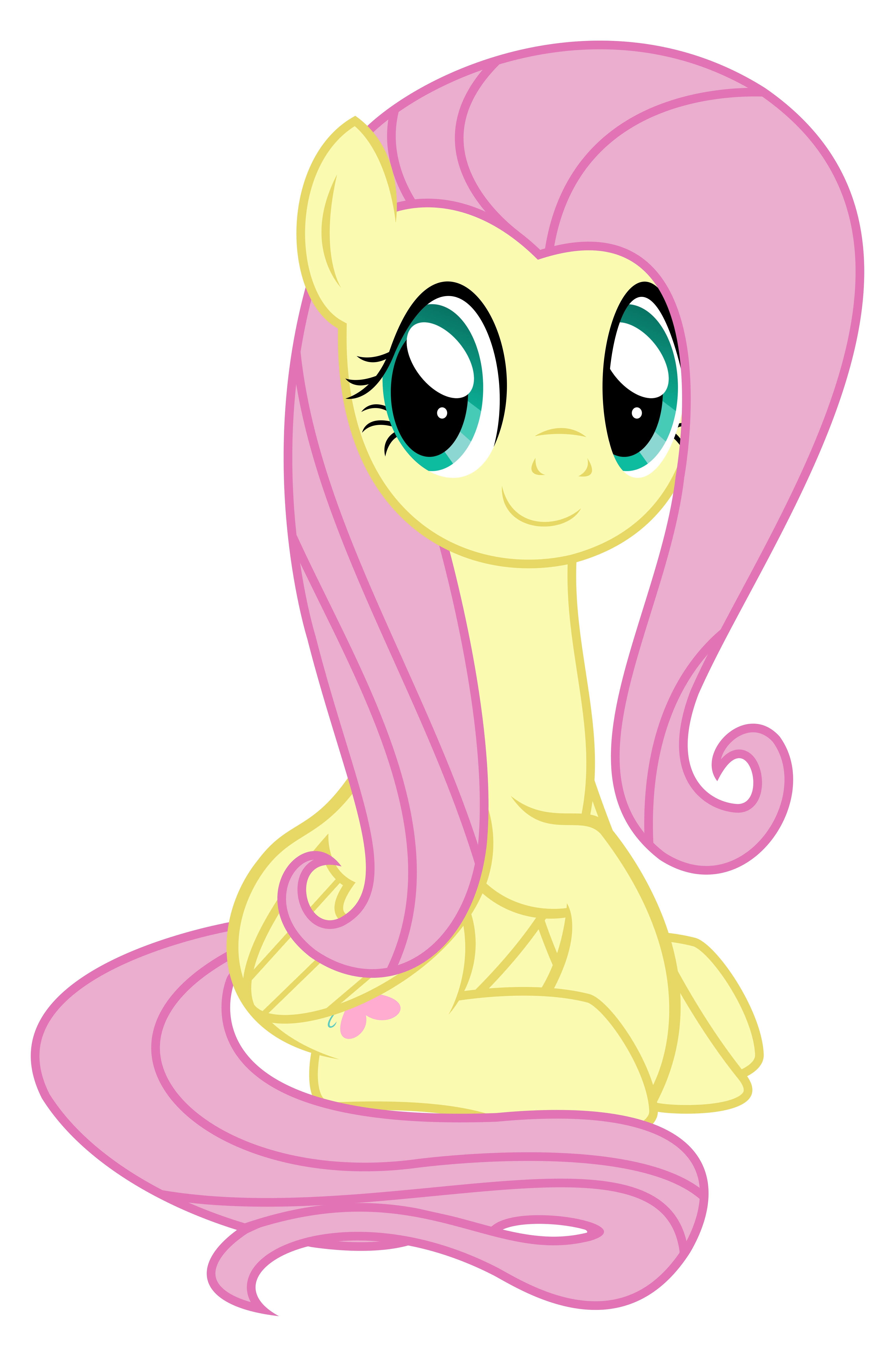 1457554 Safe Artist Kuren247 Fluttershy Pegasus Pony G4 Absurd