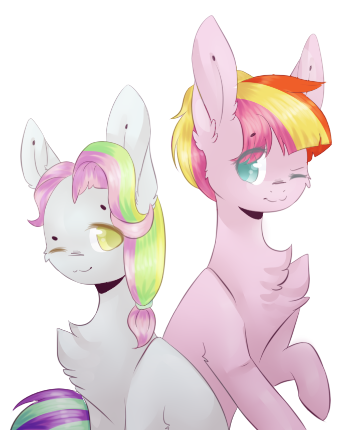 Tula Rula Mlp #1516419 - safe, artist:twinkepaint, coconut cream, toola roola, pony ...