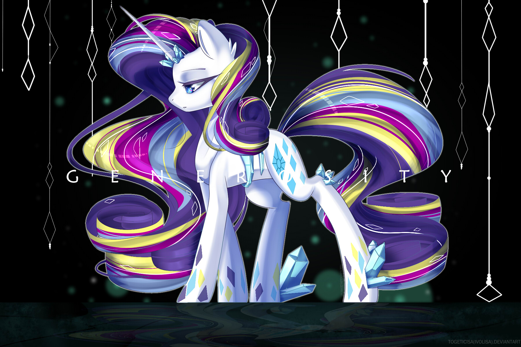 #1521876 - safe, artist:togeticisa, rarity, pony, unicorn, female, mare ...