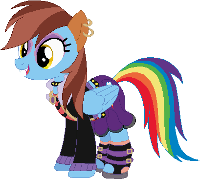 1531563 - safe, artist:selenaede, artist:user15432, rainbow dash, pegasus,  pony, werewolf, base used, boots, choker, clawdeen wolf, clothes,  crossover, cute, cute little fangs, ear piercing, earring, fangs, female,  jewelry, mare, mattel, monster high,
