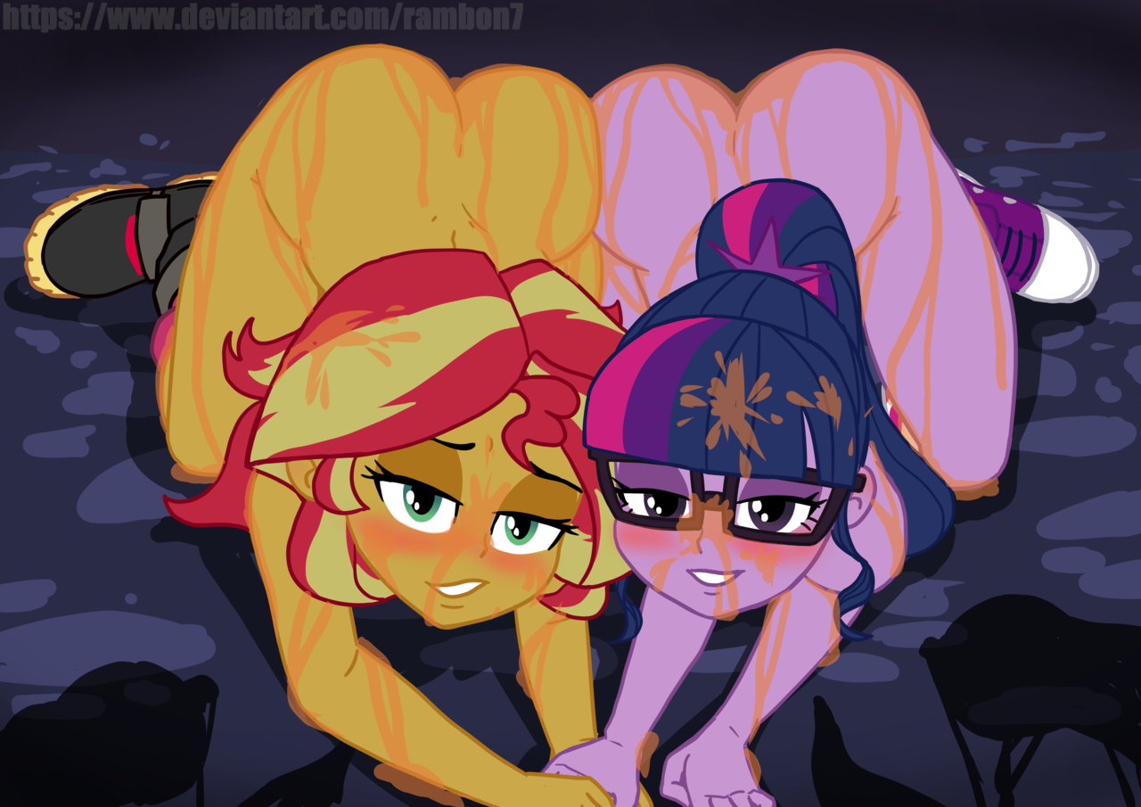 1881153 Explicit Artist Maxhooves Sci Twi Sunset Shimmer