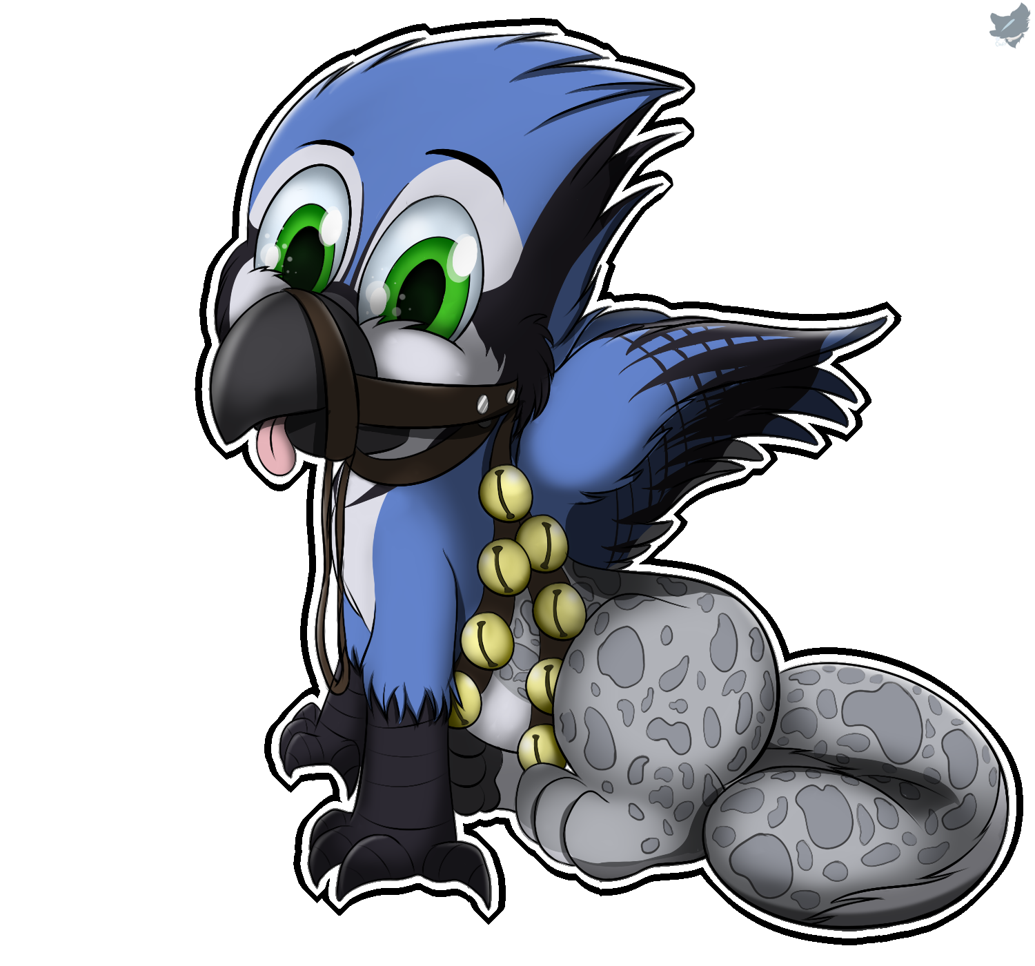 1909374 Safe Artistcloufy Oc Oc Only Ockalmoor Arkturus Bird Blue Jay Griffon 6693