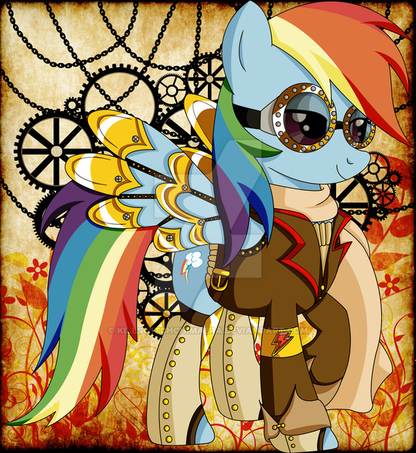 Mlp Clockwork #1653812 - safe, artist:0crimsonaffinity0, rainbow dash, pony ...