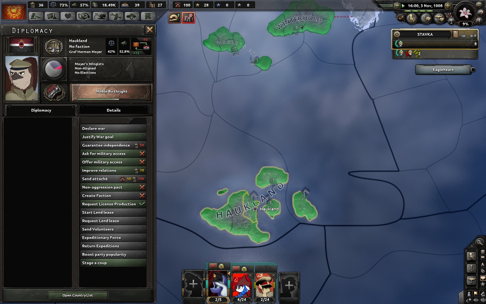 mod for hearts of iron 5 equestra at war