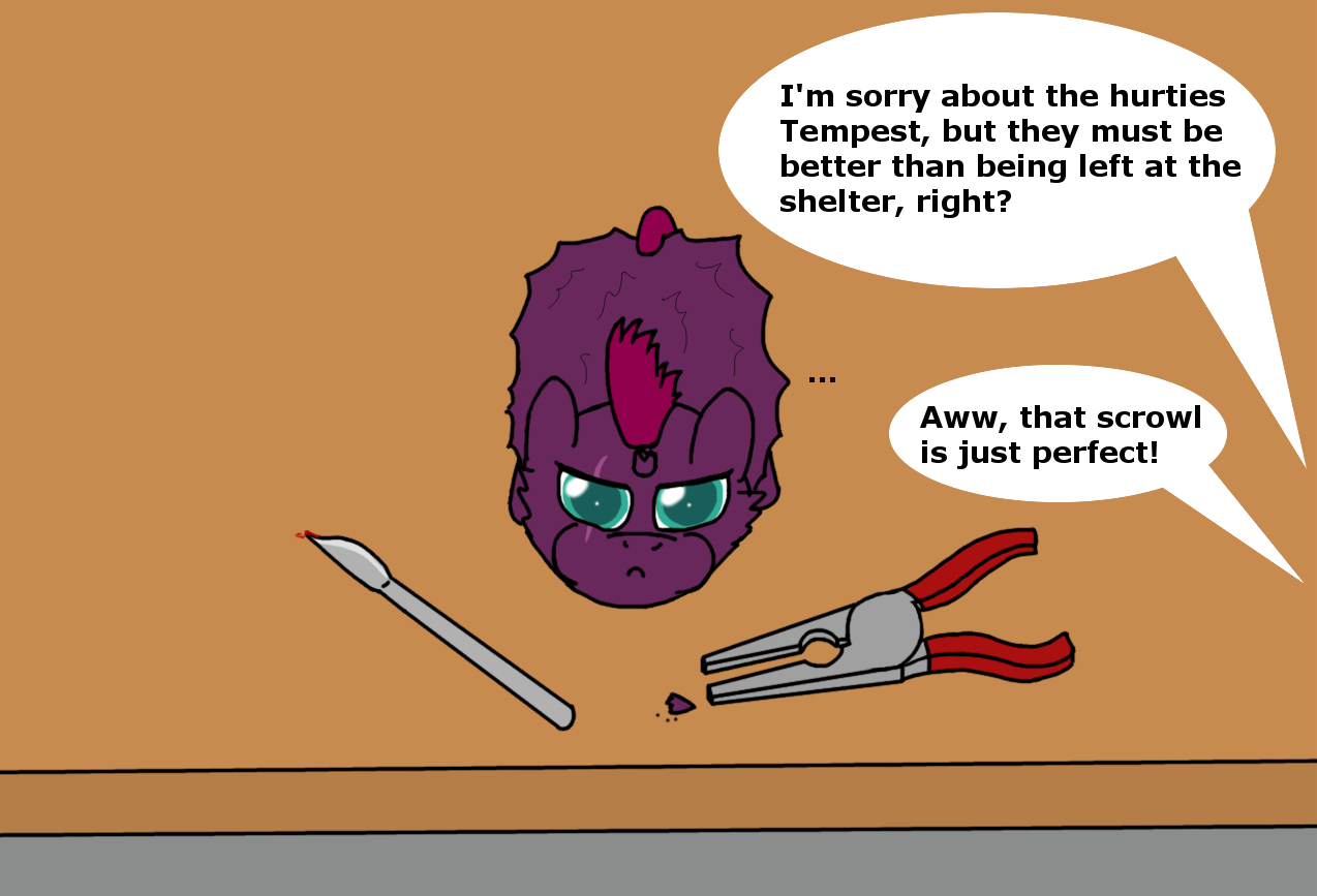 1734818 semigrimdark, artistfoxhoarder, tempest shadow, fluffy