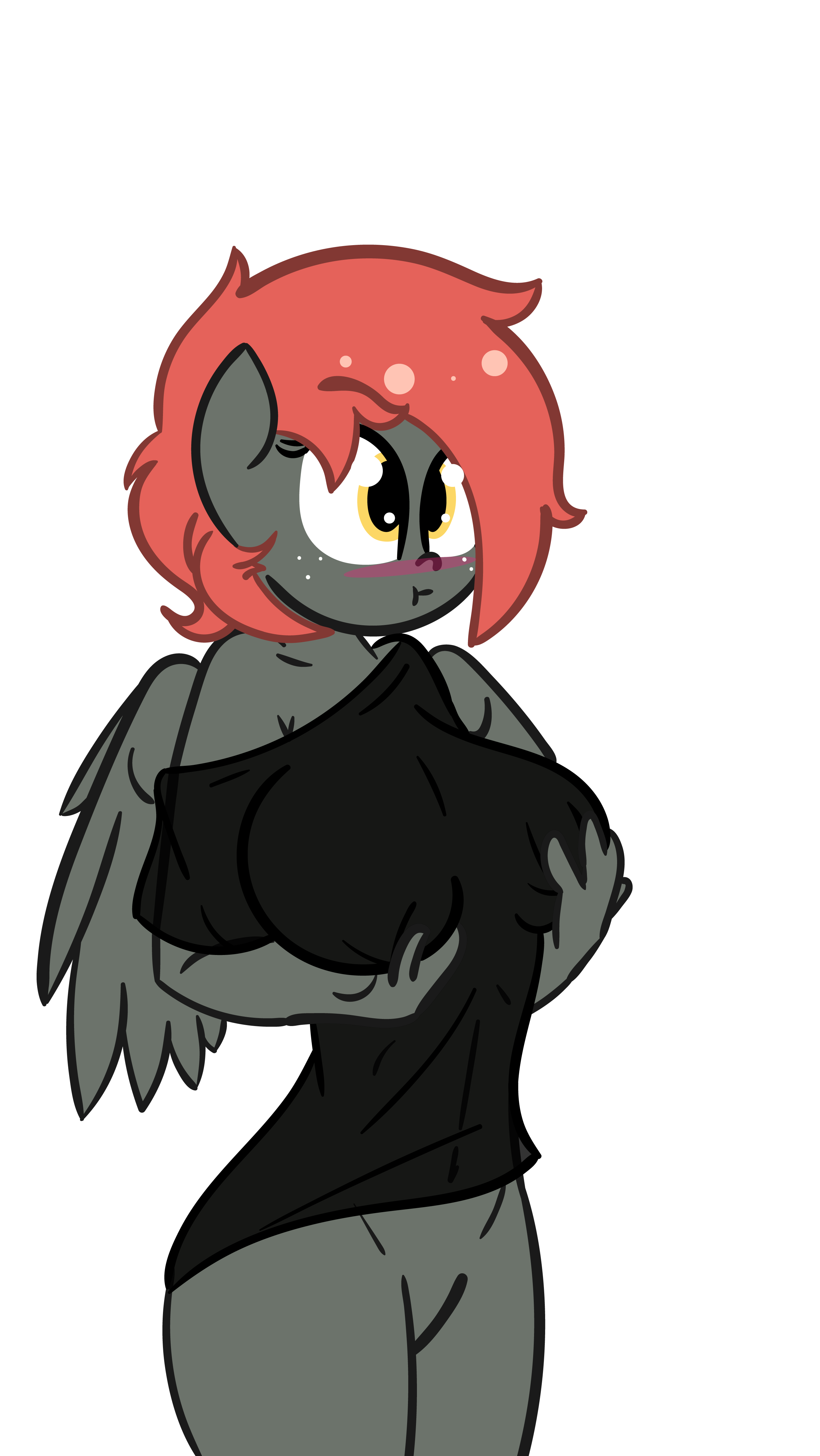 1726714 Suggestive Artistbinary6 Oc Oc Only Ocember Scratch Pegasus Anthro Breast 2891