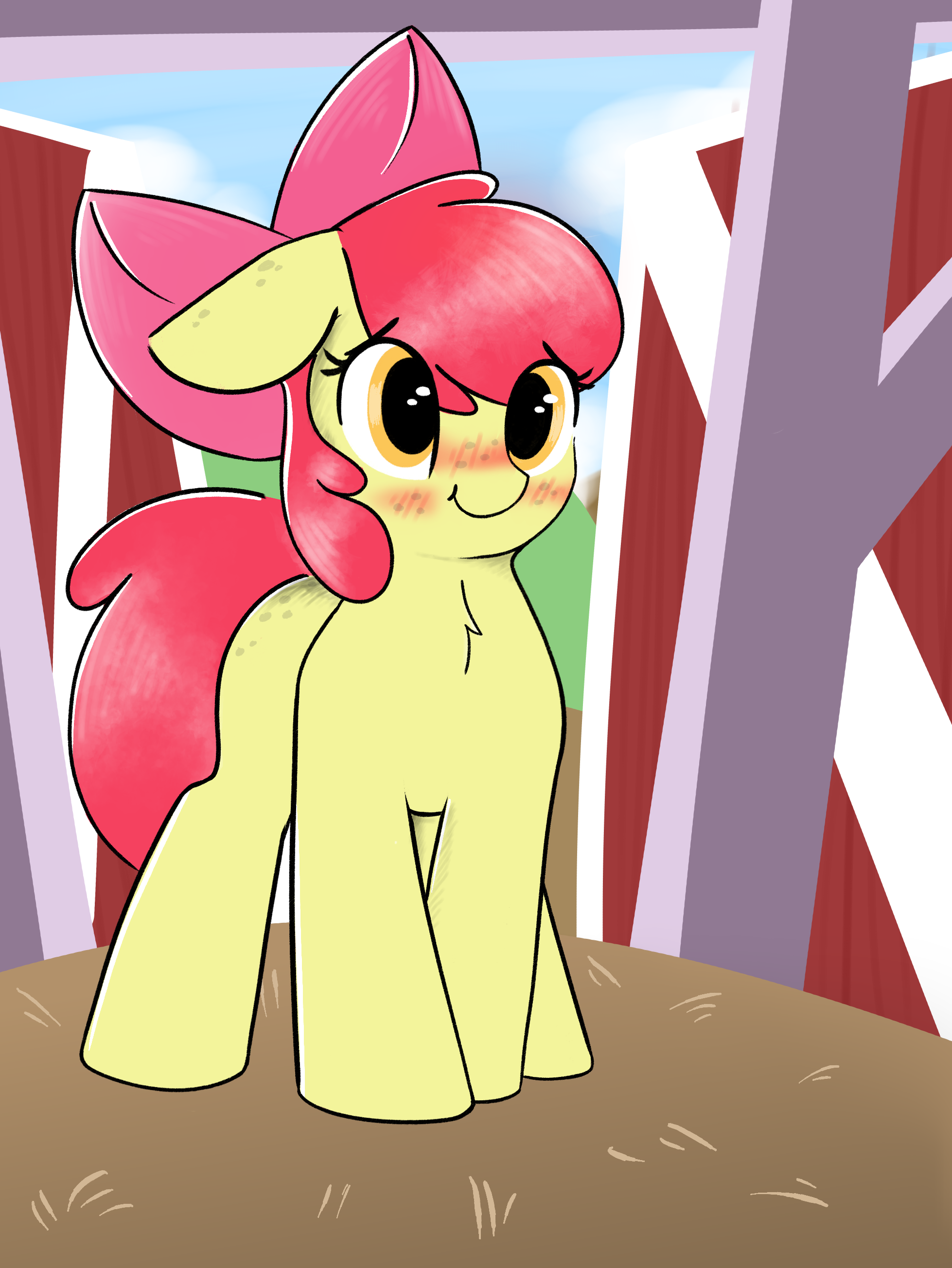 1945135 Safe Artist Itsmeelement Apple Bloom Earth Pony Pony G4