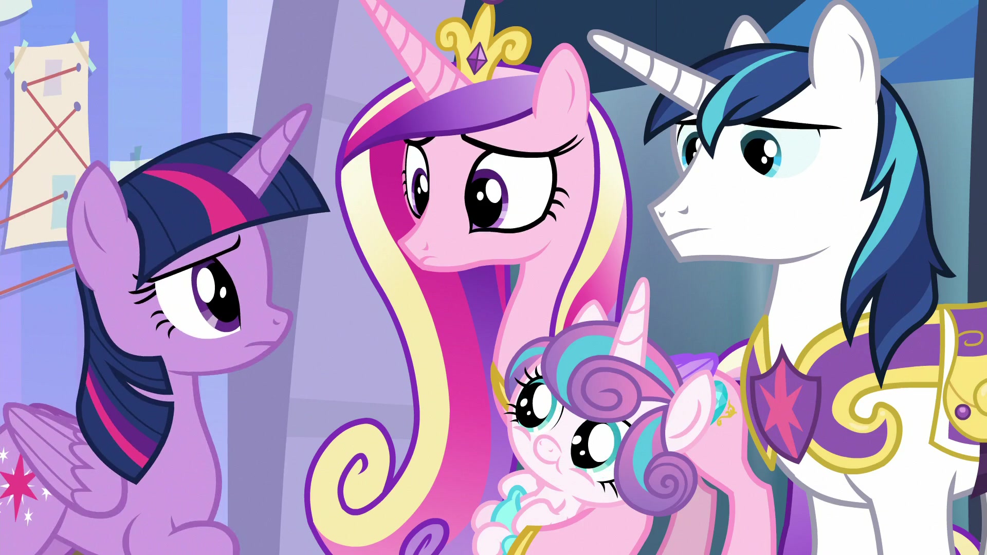 #2175165 - safe, screencap, princess cadance, princess flurry heart