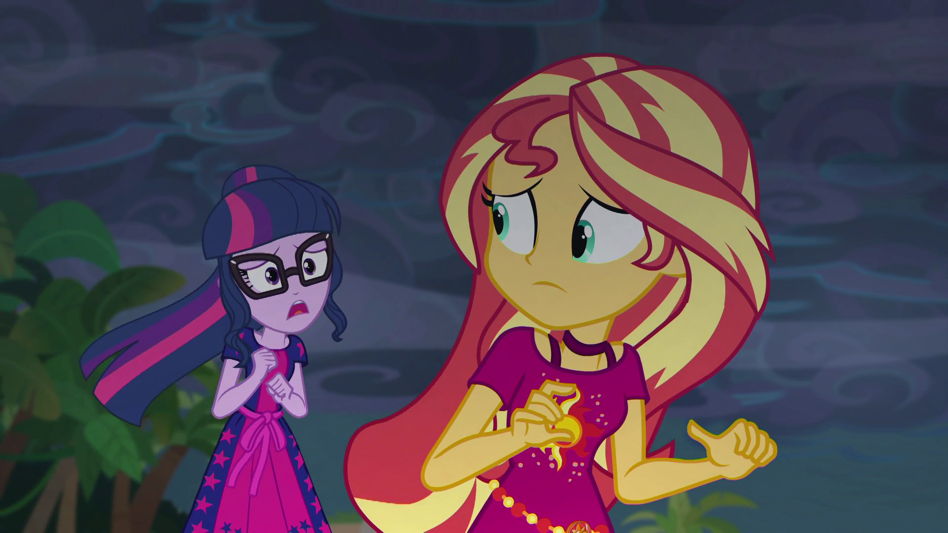 Safe Screencap Sci Twi Sunset Shimmer Twilight Sparkle Equestria Girls