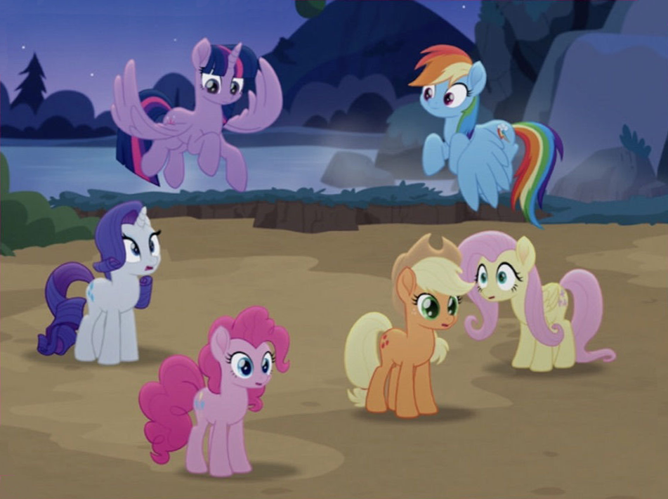 #2066703 - alicorn, applejack, fluttershy, movie designs, pinkie pie