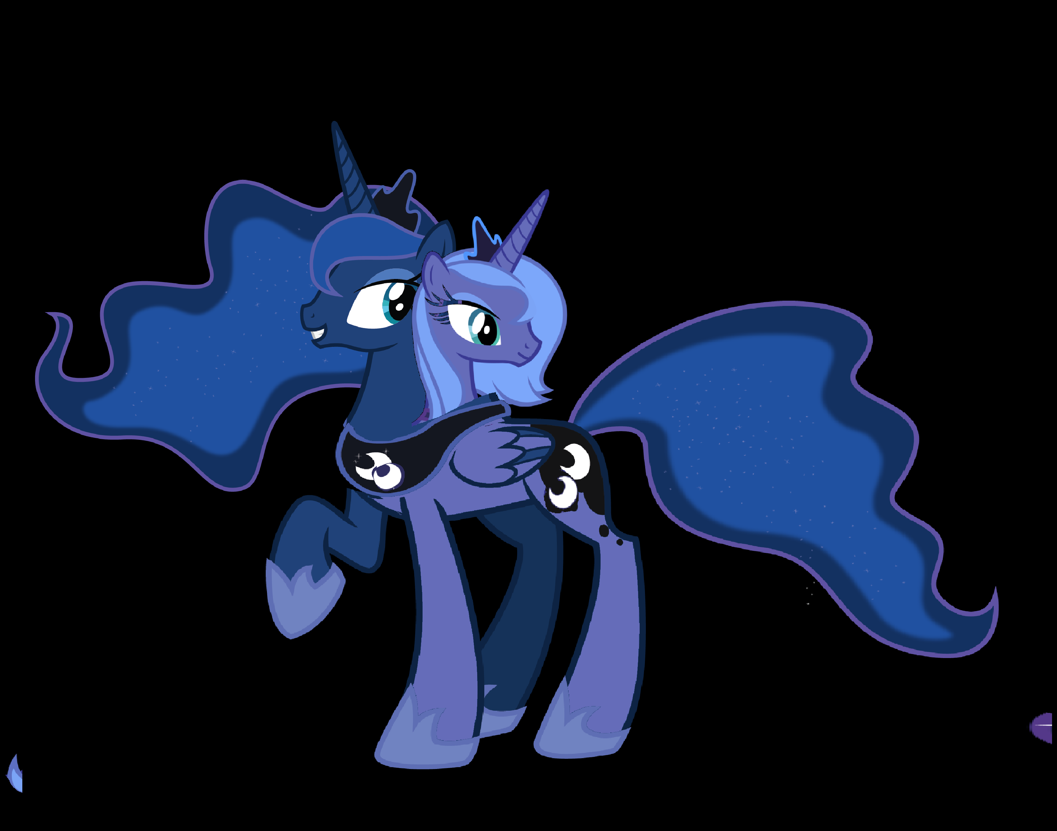 2057967 Safe Artist Theunknowenone1 Princess Luna Alicorn Pony