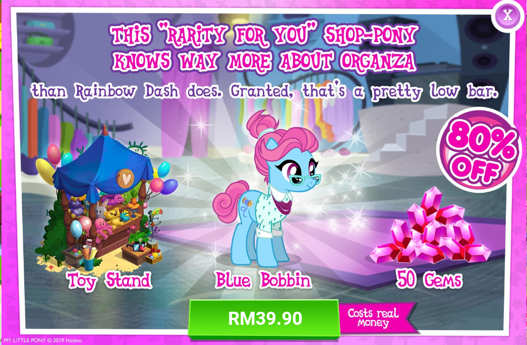 #2104223 - safe, gameloft, blue bobbin, pony, g4, advertisement, costs ...