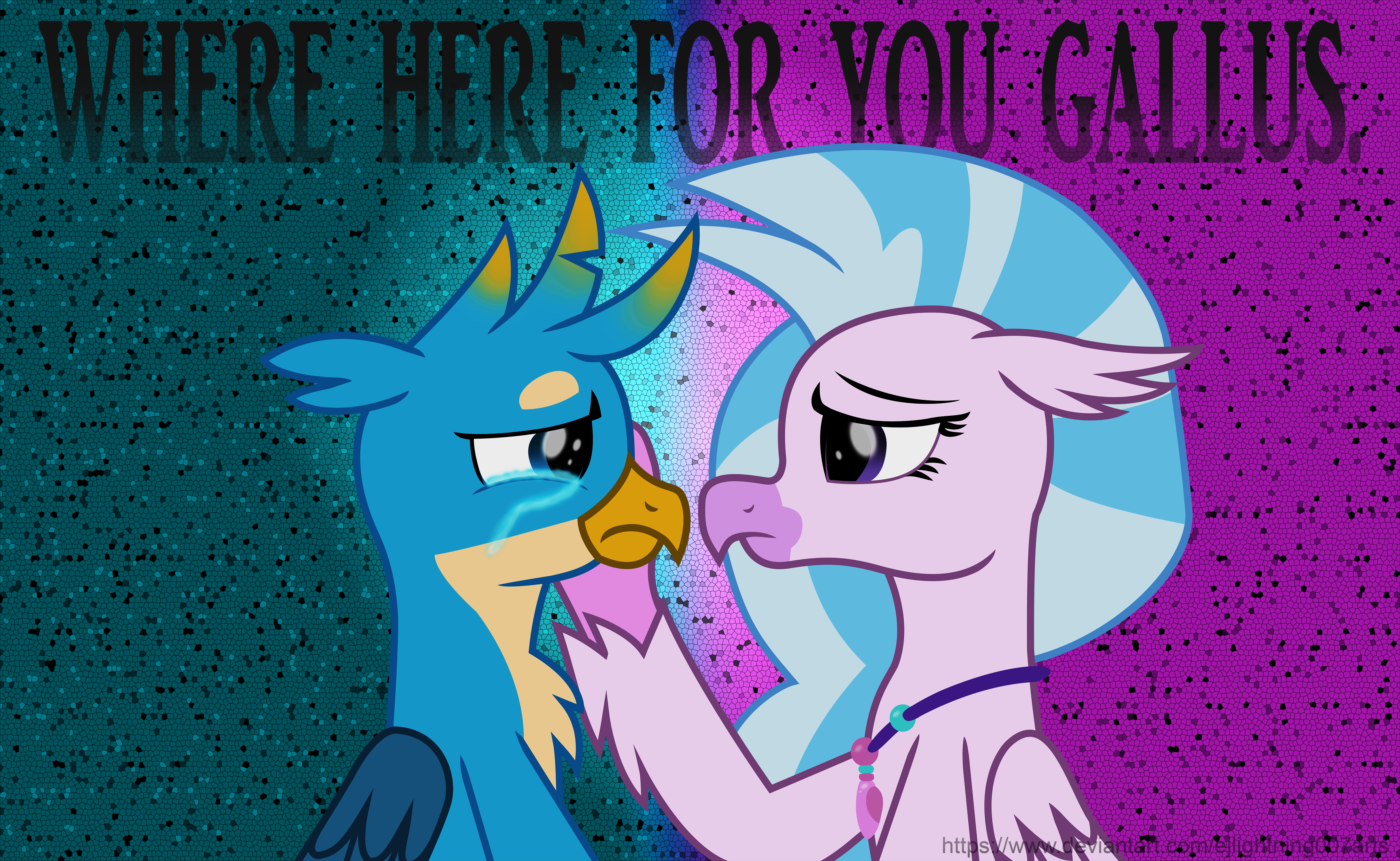Gallstream Mlp #2107159 - safe, artist:ejlightning007arts, gallus, silverstream ...