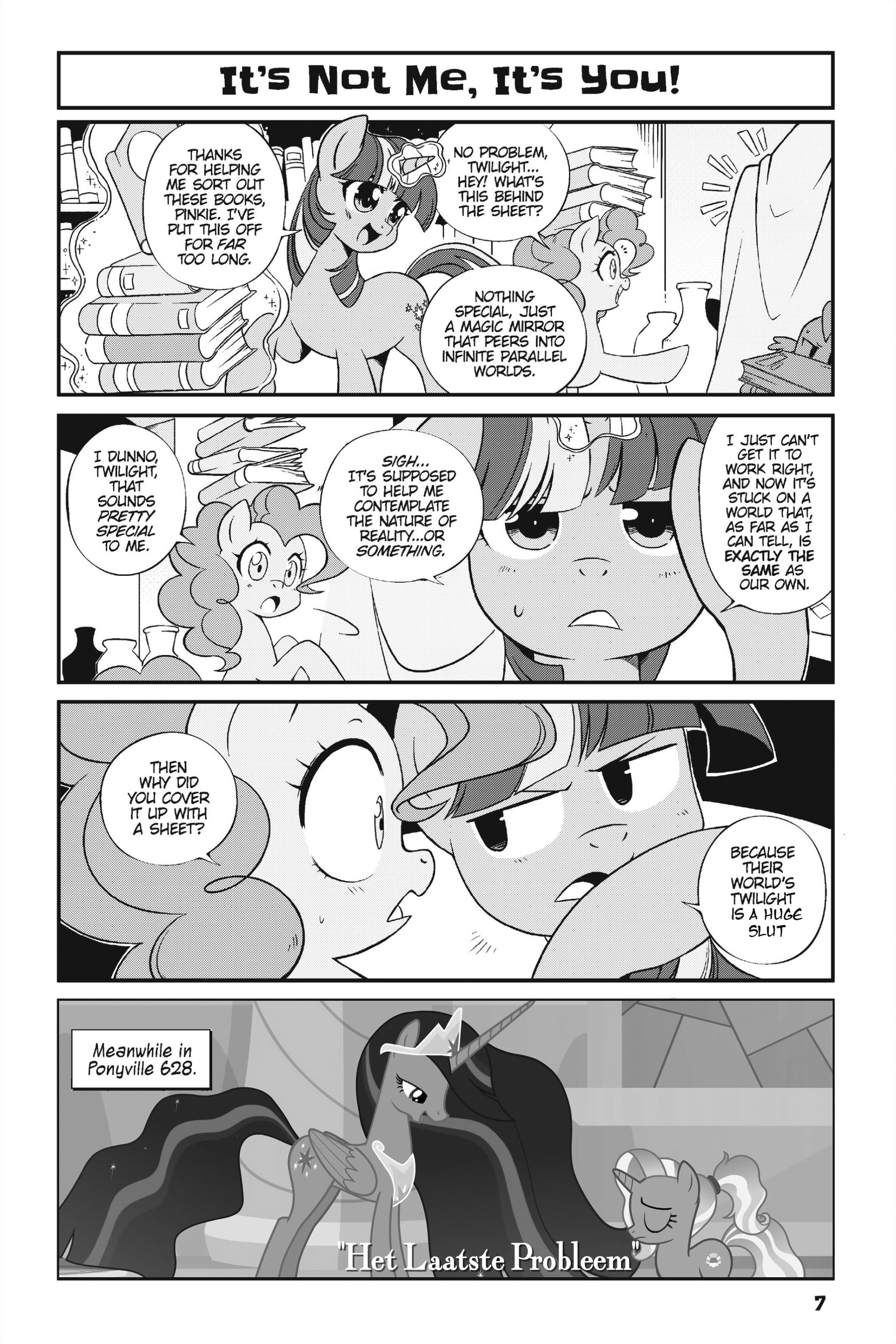 The Last Problem Deviantart #2133558 - artist needed, questionable, edit, pinkie pie, spike ...