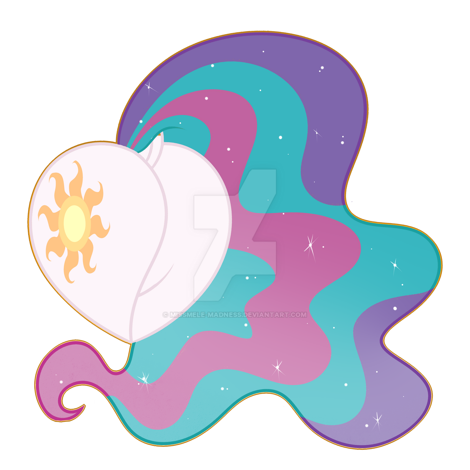 #2328537 - safe, artist:missmele-madness, princess ... The official cutie mark vector of the regal princess celestia!