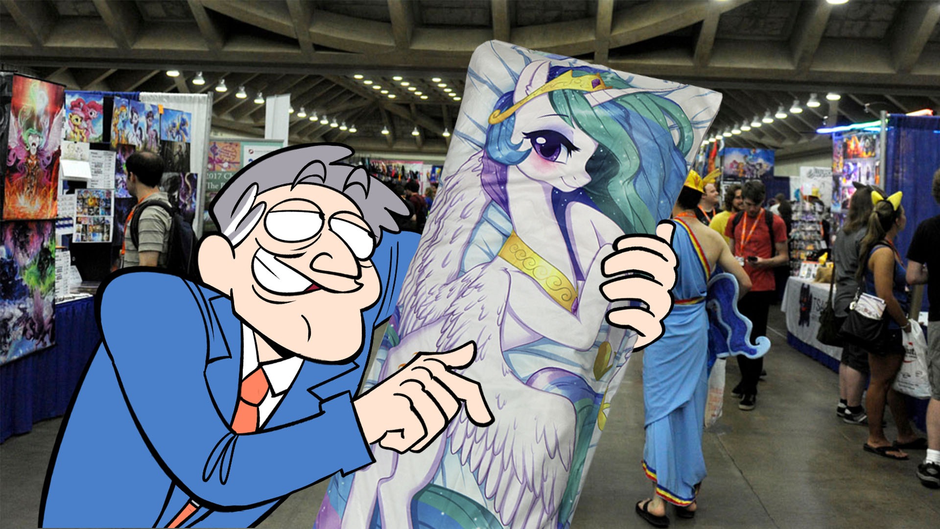 celestia body pillow