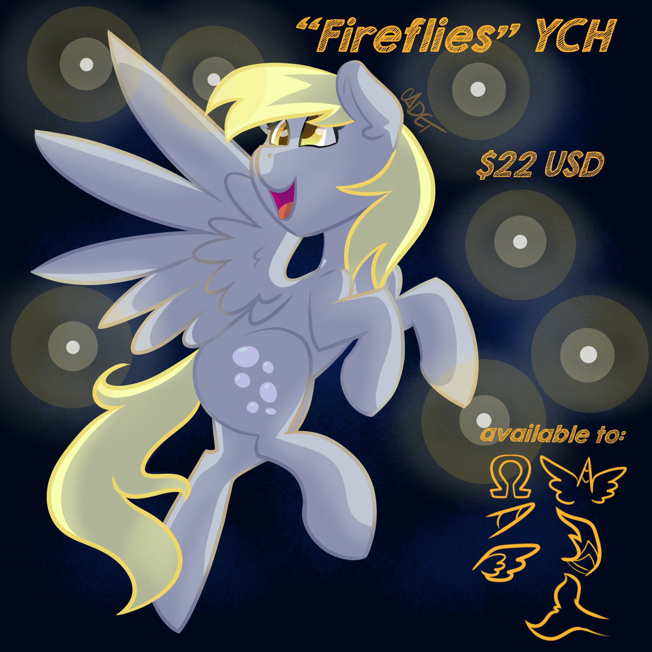 #2379891 - safe, artist:cadetredshirt, derpy hooves, firefly (insect ...