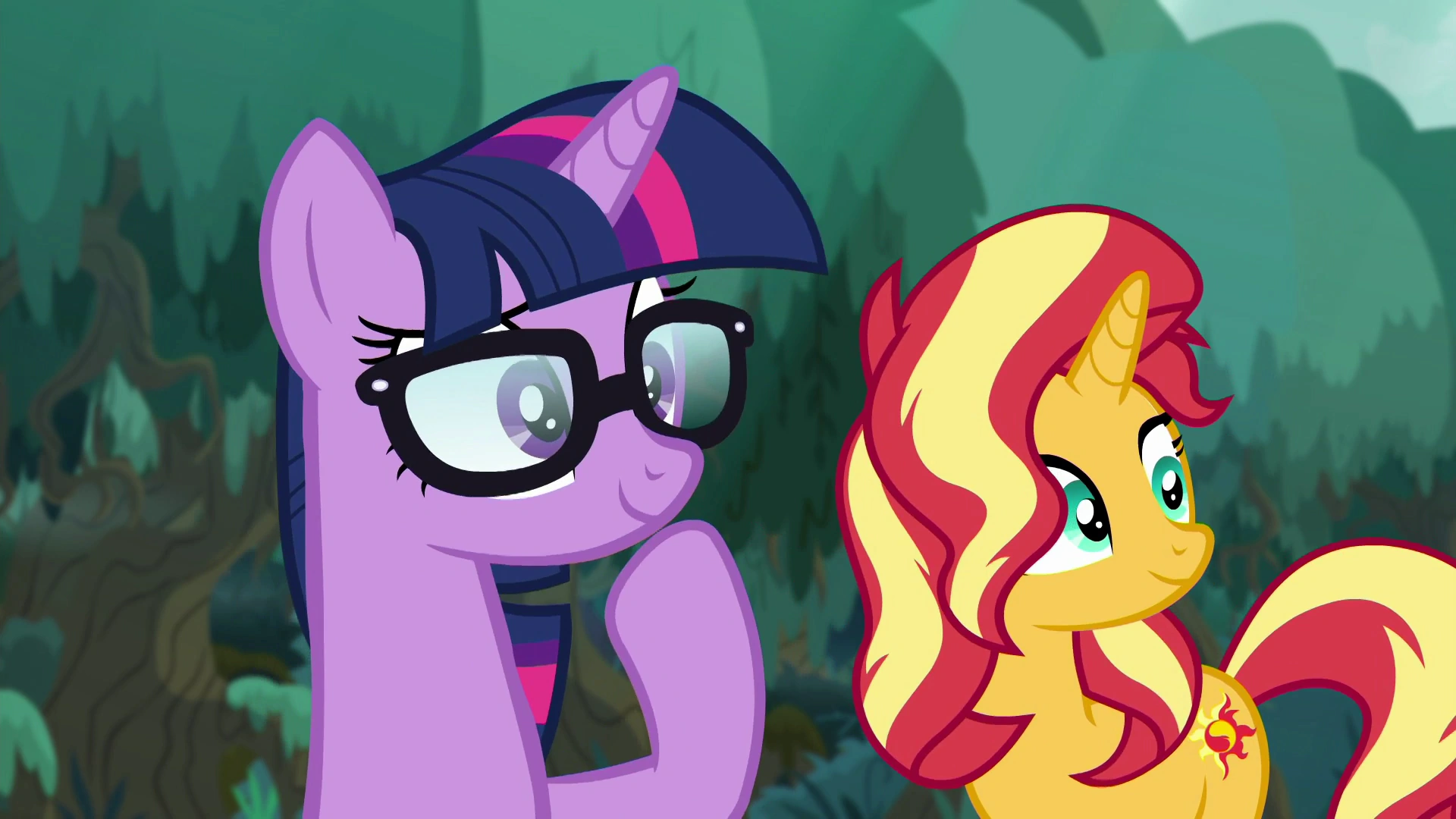 2415220 safe, screencap, scitwi, sunset shimmer, twilight sparkle