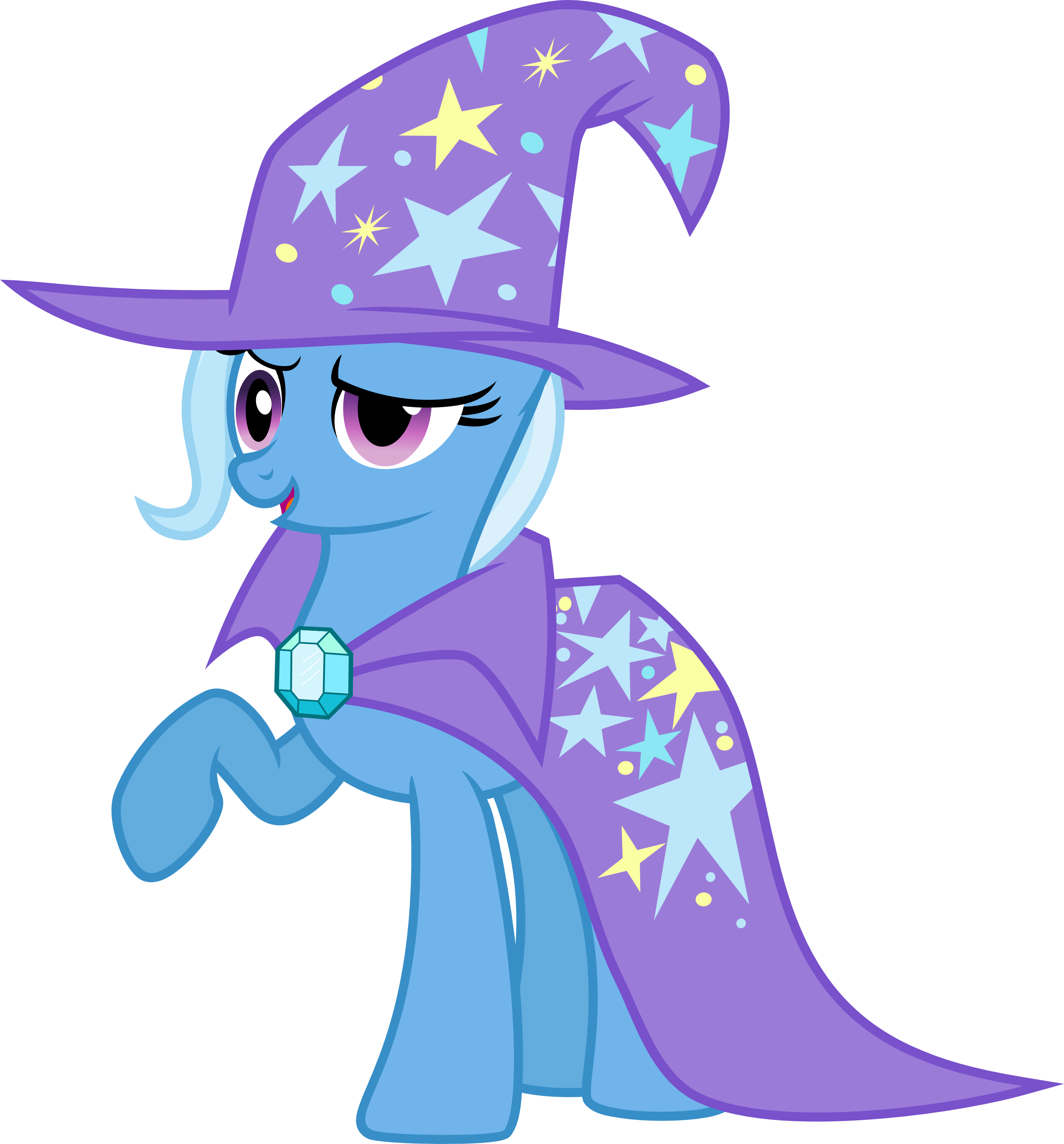 2536344 Safe Artist Jeatz Axl Trixie Pony Cape Clothes Female