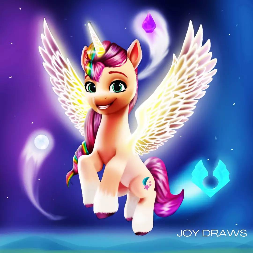 2720461 safe, artist joydraws08, sunny starscout, alicorn, pony, g5