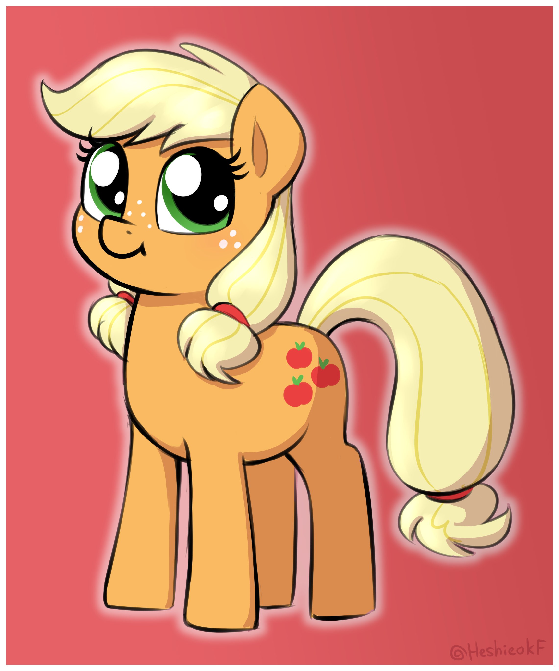 Safe Artist Heretichesh Applejack Earth Pony Pony G