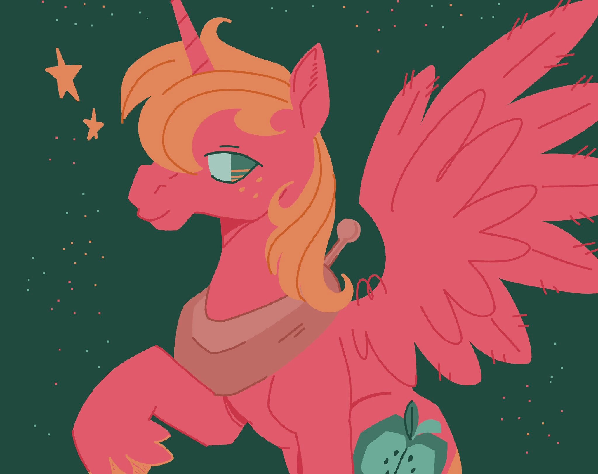 #2749843 - safe, artist:pastacrylic, big macintosh, alicorn, pony, g4 ...