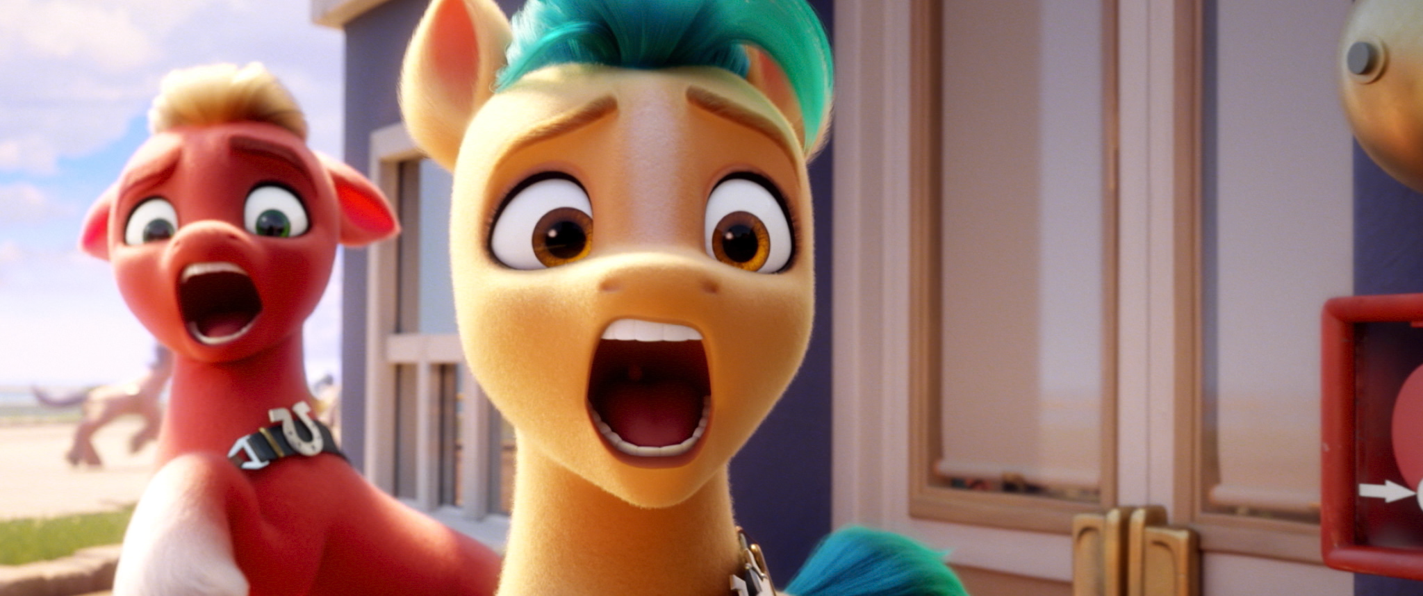 2679720 safe, screencap, hitch trailblazer, sprout (g5), earth pony