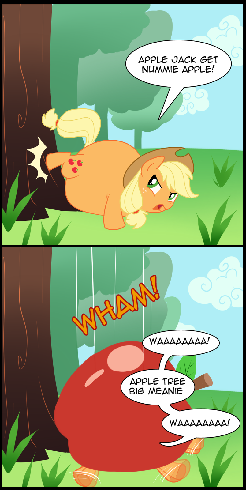 #2977554 - safe, artist:diablo2000, applejack, earth pony, pony, g4 ...
