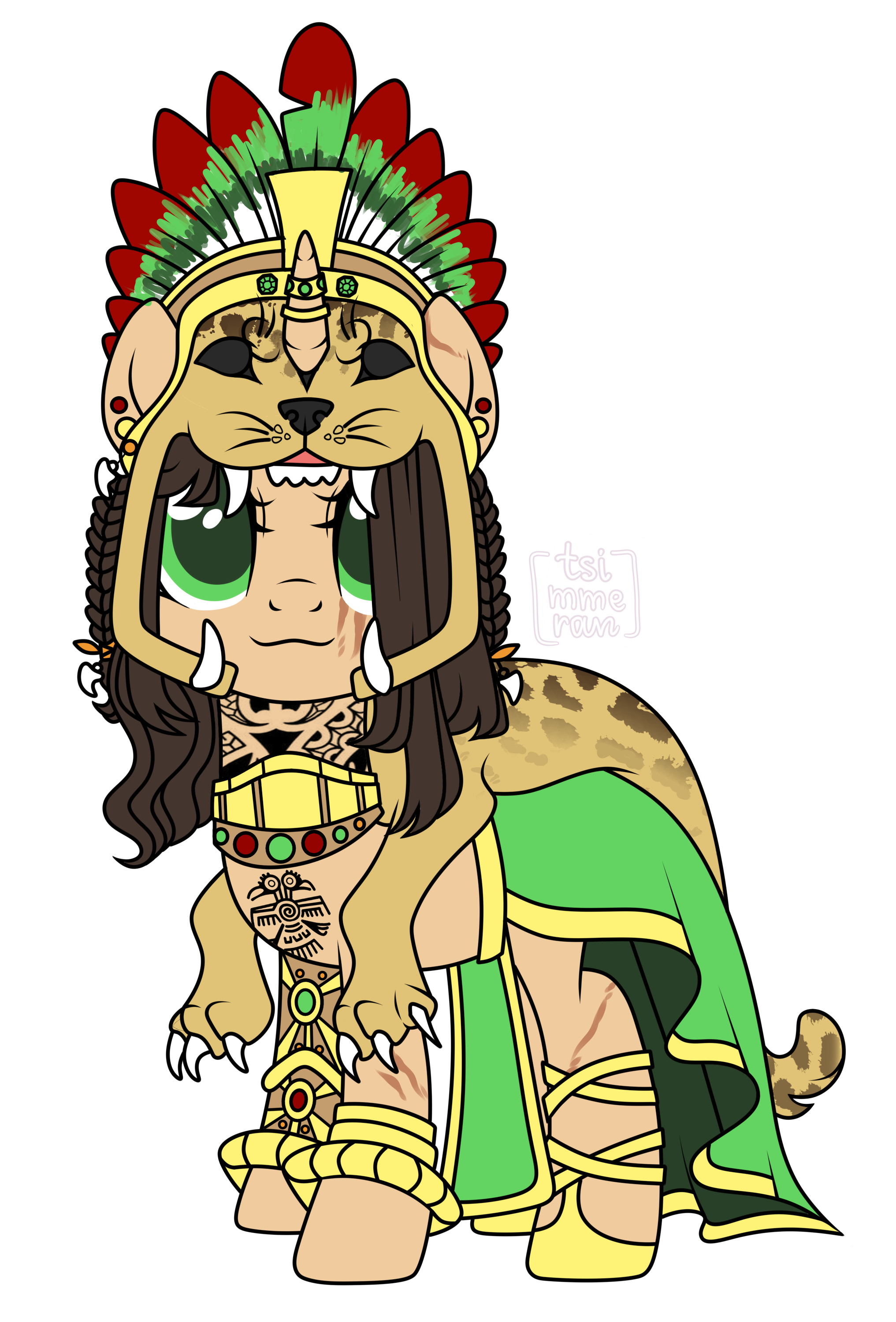 #2963995 - safe, artist:elberas, oc, oc only, oc:marenalaxochi, big cat ...