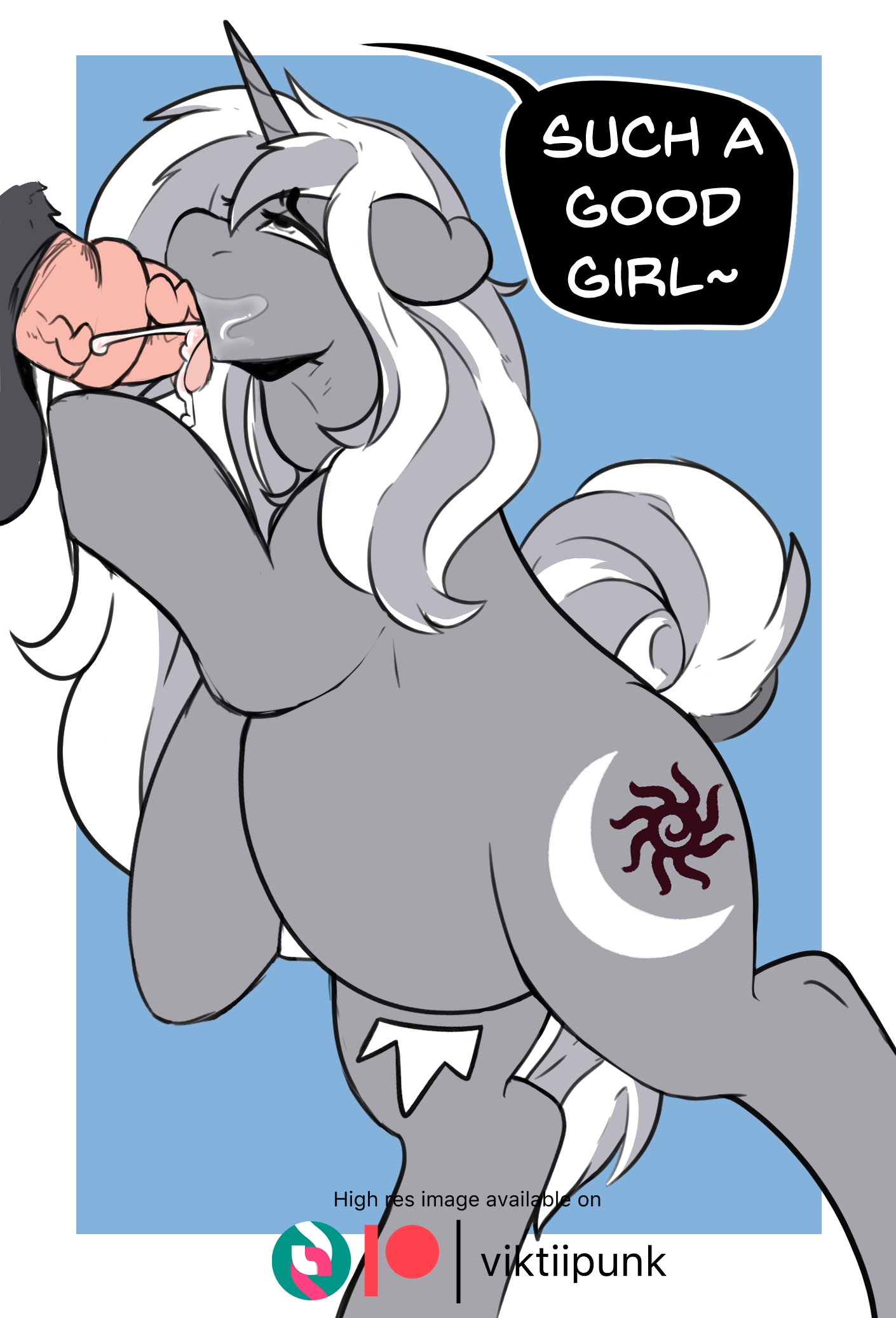 Good mare getting cumflated (Viktiipunk) : rFeralClopClop