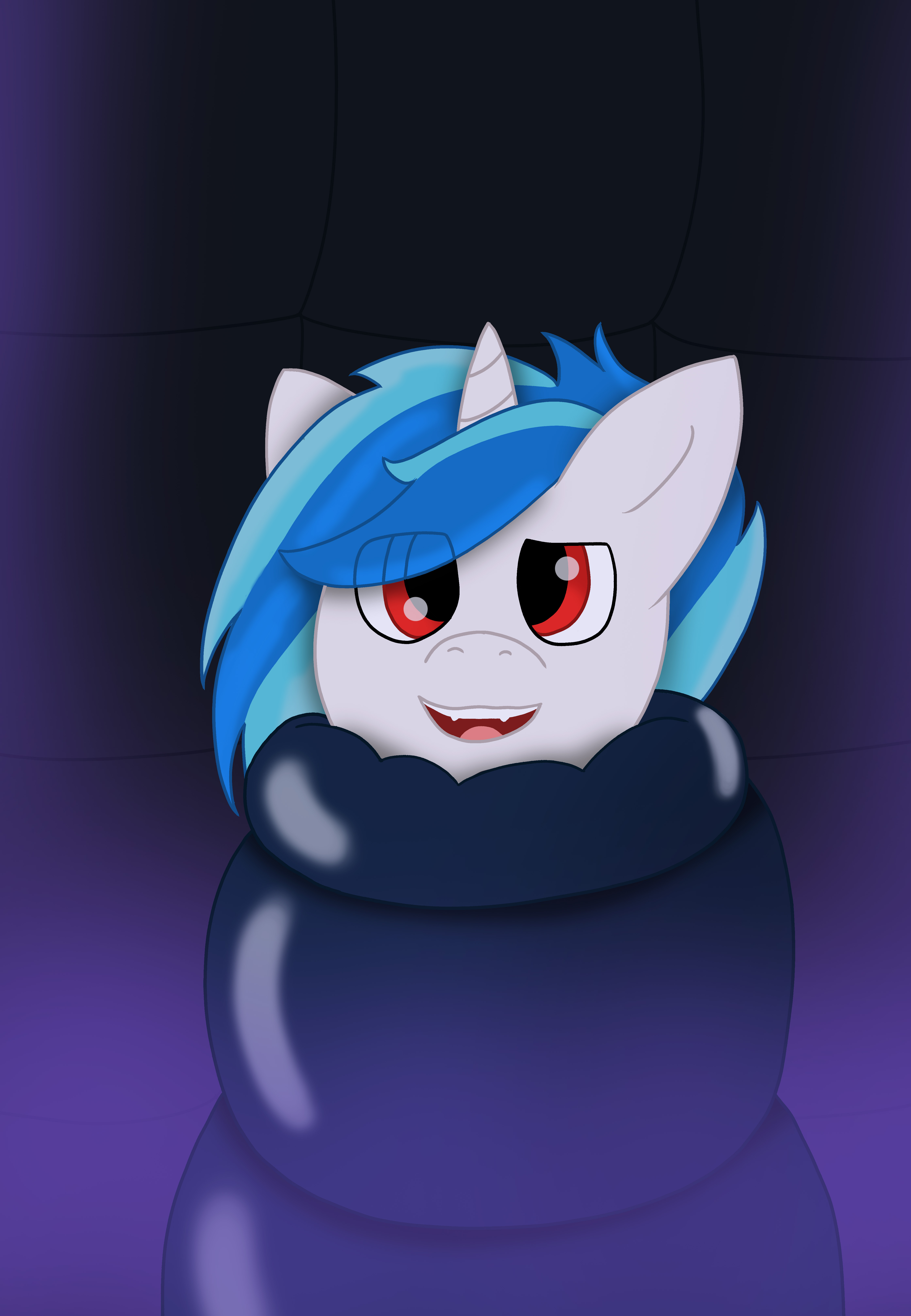 #2861500 - suggestive, artist:vespermoon, dj pon-3, vinyl scratch, pony ...