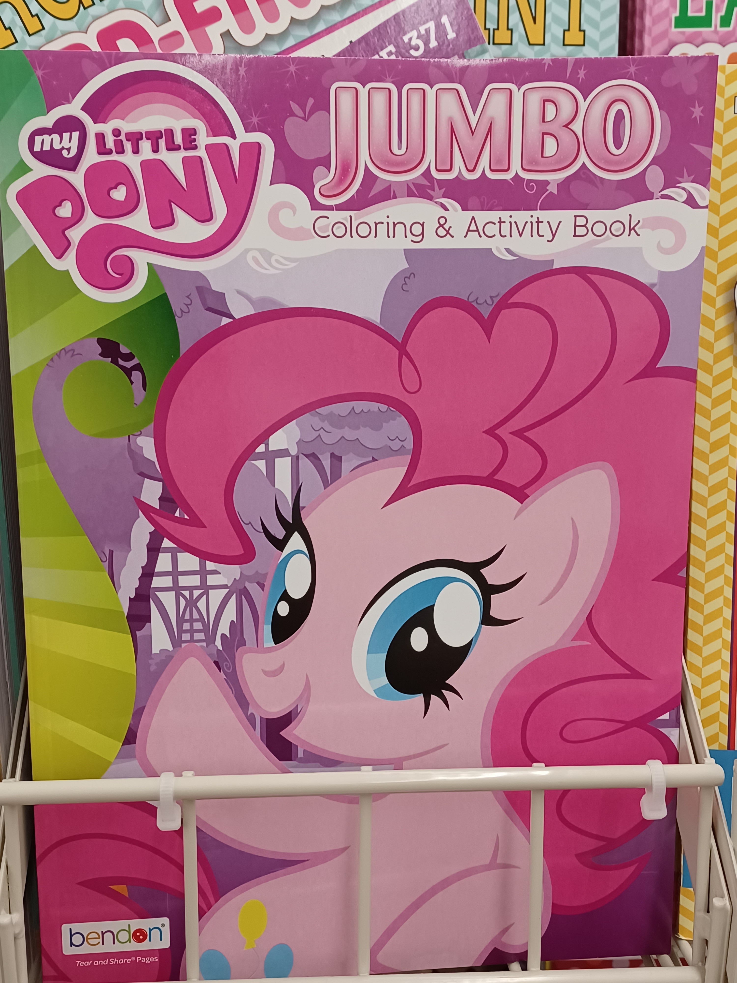 #2893435 - safe, pinkie pie, earth pony, pony, coloring book, dollar ...
