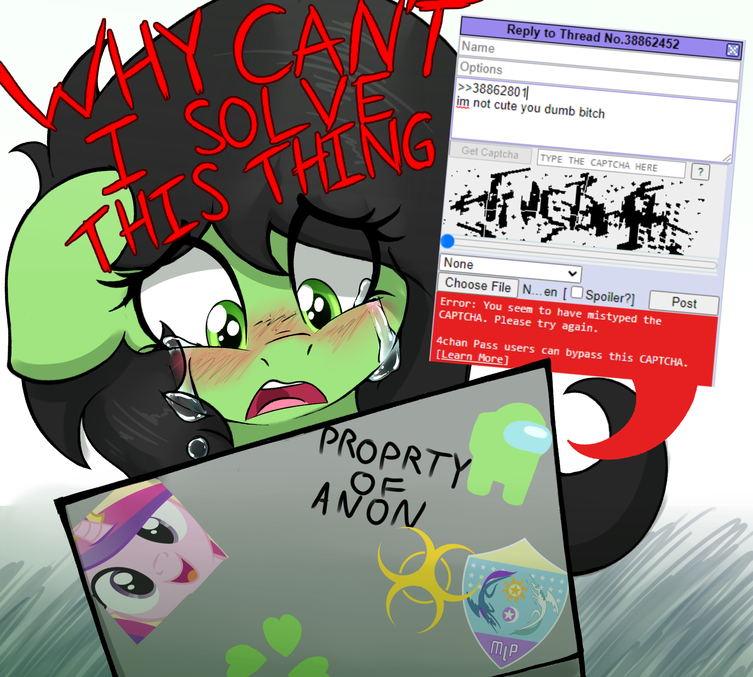 Biohazard Chan #2925437 - safe, artist:czu, princess cadance, oc, oc only, oc:filly ...
