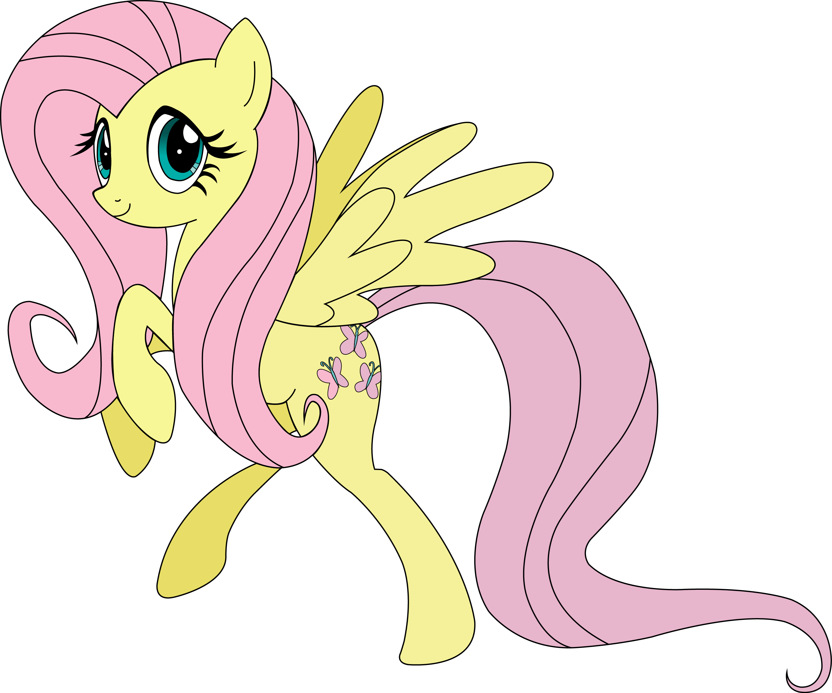 Safe Artist Rexpony Fluttershy Pegasus Pony