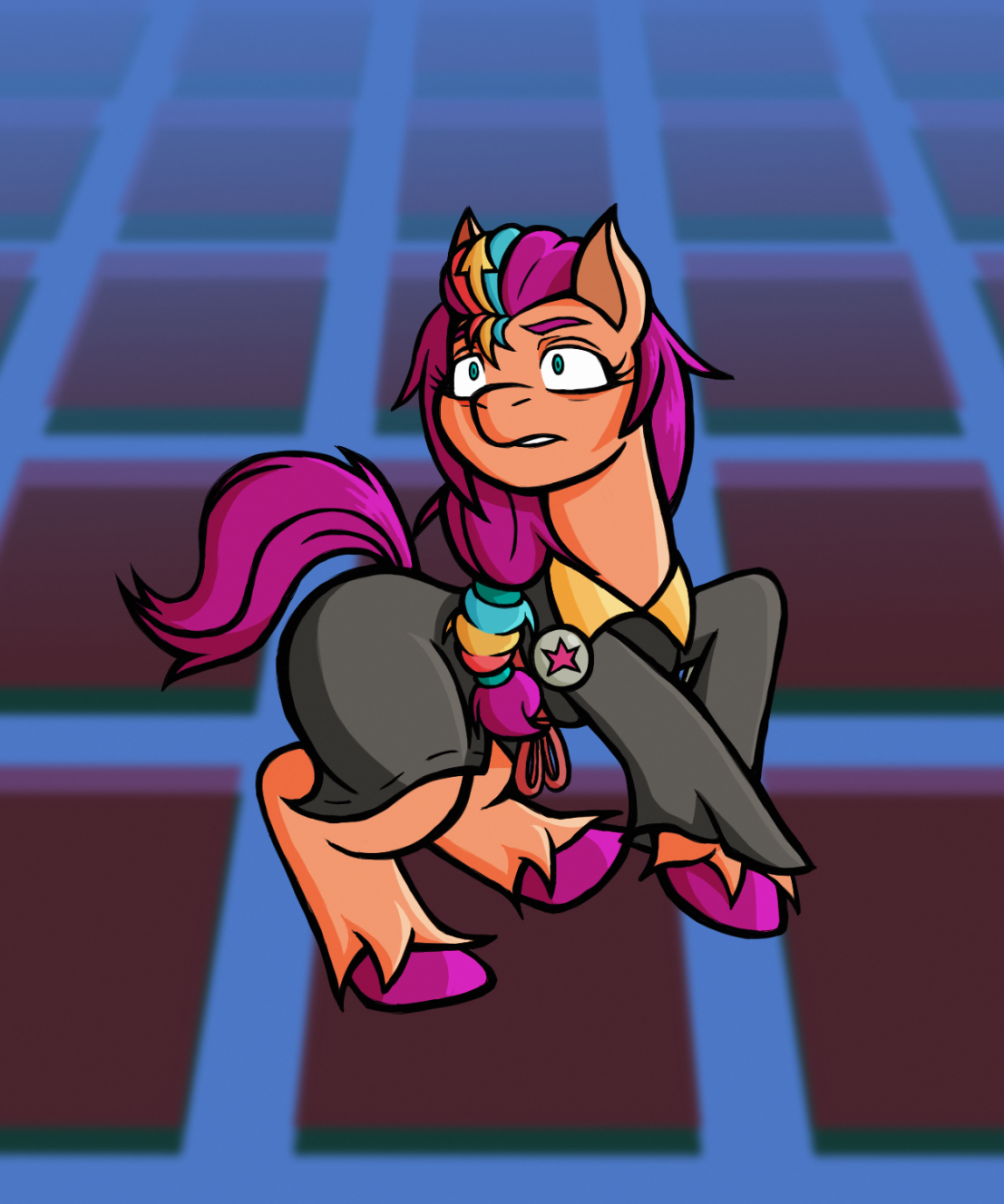 #3226981 - safe, artist:its-filly-silly, sunny starscout, earth pony ...