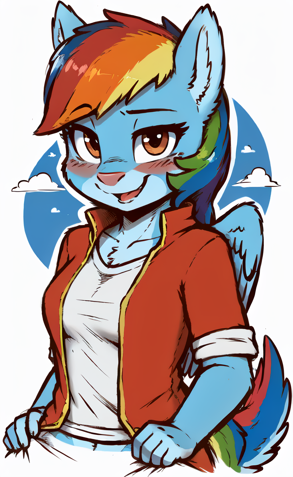 3213739 Safe Ai Content Ai Generated Derpibooru Exclusive Prompterdarbarri Rainbow Dash 