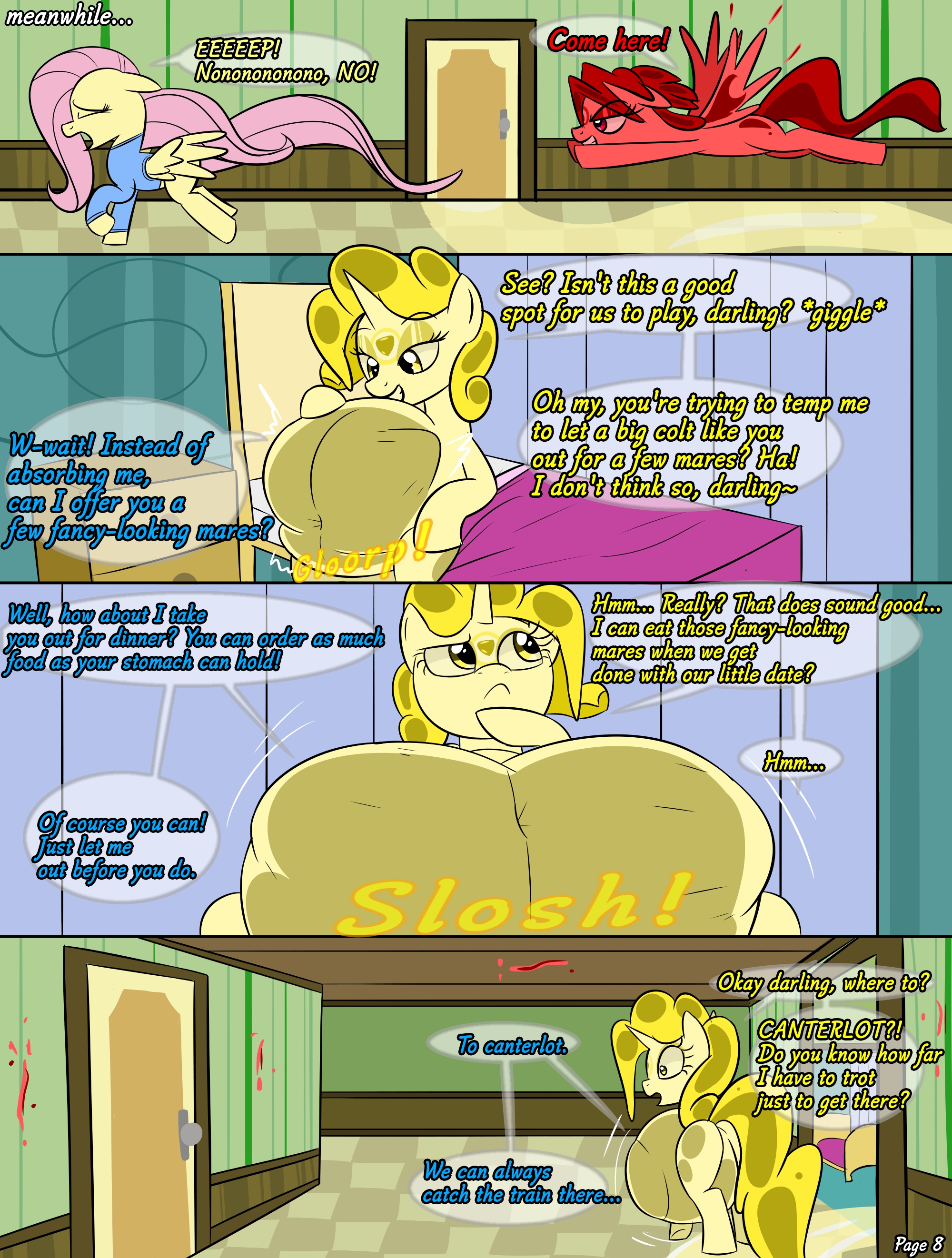 3244728 suggestive, artistbestponies, fluttershy, prince blueblood