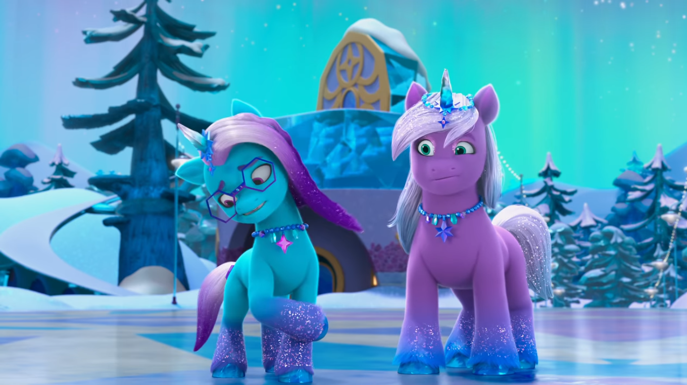 #3247017 - safe, screencap, comet (g5), violet frost, auroricorn, pony ...