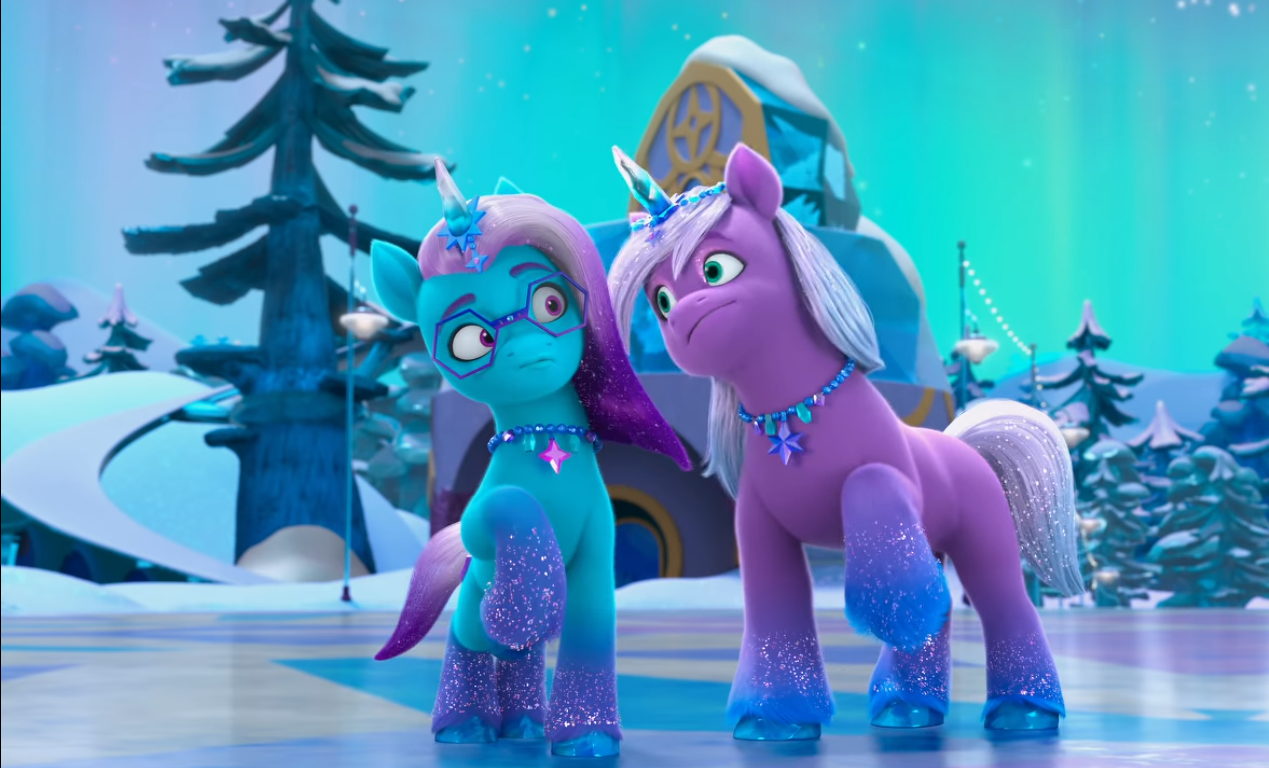 3247019 Safe Screencap Comet G5 Violet Frost Auroricorn Pony