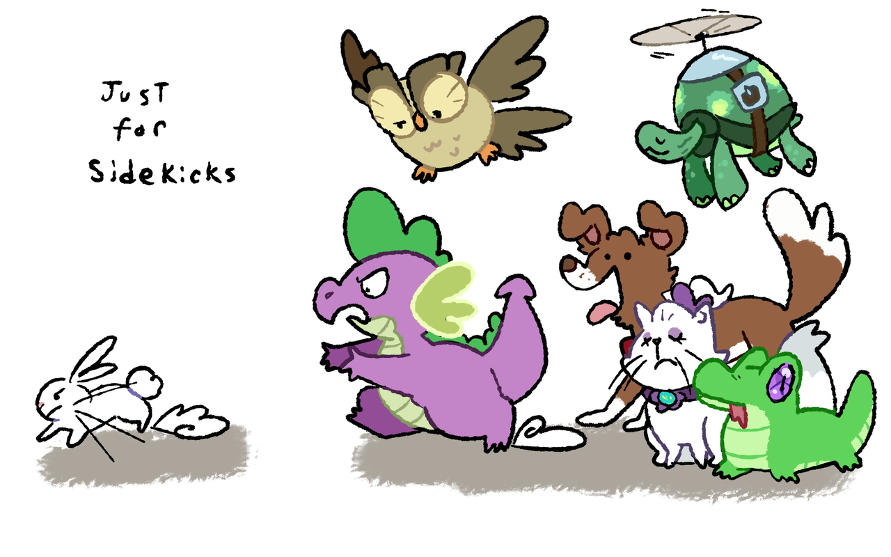 #3262772 - safe, artist:goatpaste, angel bunny, gummy, opalescence ...